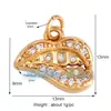 N28 Accesorios para Joyería DIY Collar con Microincrustaciones Hueso de la Fortuna Labios Rojos Ángel Flecha de Cupido Colgante Pequeño