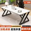 Escritorio para computadora de tablero de roca engrosado, simple y moderno, para dormitorio, escritorio de escritorio para e-sports, mesa para estudiantes de apartamento pequeño, escritorio para el hogar