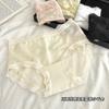 Ropa Interior de Encaje Estilo Lujuria Pura Francesa de Verano Ultrafina para Mujer Satén Transpirable, Cómoda y Sexy de Cintura Media Malla Nuevo Estilo 2025