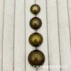 Botões metálicos de cogumelo spotted para ternos, casacos de lã tricotada, botões decorativos simples e versáteis para costura à mão