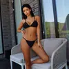 Maiô de biquíni de comércio exterior feminino estilo coreano ins férias sexy três pontos split maiô de primavera quente