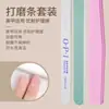 Tiras para Pulir Uñas y Manicura, Tiras de Esponja para Frotar, Limas Especiales para Pulir Uñas, Tiras para Manicura y Lijado de Manos, Juego de Herramientas de Lima