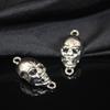 Moda Calavera Punk Rock Colgante Herrajes Decoraciones para Carcasa de Teléfono Accesorios de Herrajes Zapatos Accesorios para Bolsa