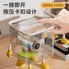 Bote de Basura de Escritorio Pequeño Basura Cuadrado Lindo Hogar tamaño pequeño Sala de Estar Dormitorio Almacenamiento Transparente Basura Alto Valor de Color