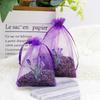 Bolsa de embalaje de lavanda al por mayor, disponible en stock, bolsa de malla transpirable con cordón, bolsa de almacenamiento de ajenjo con flores secas, bolsa de regalo vacía.