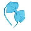 Amazon Diadema de Color Sólido con Lazo para Niñas Diadema de Poliéster Acanalado Accesorios para el Cabello Lindos y Versátiles