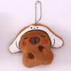 Llavero Colgante Peluche Oso Mantequilla Lindo Chirriante Broche Dibujos Animados Bolso Pequeño Colgante Accesorios Día del Niño