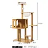 Estrutura de Escalada para Gatos Transfronteiriça para Apartamentos Pequenos, Arranhador para Gatos Economizador de Espaço, Casa para Gatos Grande Estilo Novo, Árvore para Gatos para Uso Doméstico