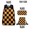 Animação 3D Cross-border do que você bonito Blade Schoolbag Crossbody Bag Pencil Bag Mochila de personagem impressa de três peças