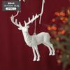 [Hong Kong Heng] Artesanía creativa, árbol de Navidad, accesorios de decoración para el hogar, copo de nieve, alas de ángel, colgante de alce