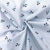 Algodão estampado lixando tecido bonito pouco fresco outono e inverno café cereja flanela roupas infantis moda vestido tecido