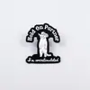 Broche Combinado Colorido Série de Letras Inglesas Desenho Animado Personalidade Geométrica Redondo Distintivo Acessório Esmalte Liga Metálica Medalha