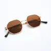 Metal Nuevo Degradado Alta Calidad Gafas de Sol Mujer Estilo Coreano Talento Retro Moda Hombre Marco Grande Gafas de Sol de Moda Celebridad de Internet