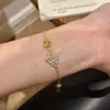 Corrente de Aço Titânio Rosa Francesa Pingente Personalizado de Alta Qualidade Colar Feminino Pulseira de Entrada de Luxo Nicho Anel Conjunto de Joias