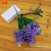 Venta al por mayor de fábrica 5 tenedores Jacinto Jacinto Nórdico flor artificial para el hogar boda flor de seda decoración lavanda simulación