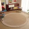 Alfombra redonda transfronteriza para sala de estar, estilo vintage de alta gama, alfombrilla antideslizante para mesita de noche, cojín para silla giratoria, alfombra para sofá y mesa de centro