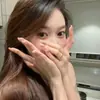 Manicura Kanroji ~ Uñas Portátiles Hechas a Mano Estilo Transparente Zhen Huan Color Nude Estilo Chino Pegatinas de Uñas de Nicho para Estudiantes