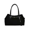 Bolsa Feminina Transfronteiriça 2026 Nova Bolsa Tote de Grande Capacidade Moda Sensação de Alto Padrão Camurça Pelúcia Bolsa de Ombro Único Sob o Braço Bolsa Grande