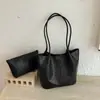 Bolso grande retro casual estilo coreano para trabajo y uso diario para mujer, nuevo bolso tote tejido 2026, bolso de hombro versátil