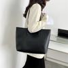 Bolsa Tote Grande Capacidade para o Dia a Dia Transfronteiriça 2024 Bolsa Feminina Moda de Alto Padrão Versátil Bolsa de Ombro para Estudante Bolsa Feminina