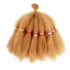 Trenza de crochet africana para el cabello 12 pulgadas Trenza Marley Afro Kinky banda de goma oruga desgarrada a mano