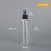 Botella de Spray de Plástico para Dispensar Alcohol Desinfectante Perfume, En Stock Boquilla Negra Botella de Spray de Plástico Dispensadora Hidratante