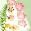 Cortador de Galletas Serie Ternero de Dibujos Animados 3D Molde de Galletas Ternero Travieso de Dibujos Animados Galleta de Impresión de Simulación de Arcilla DIY