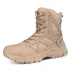 Nuevas botas tácticas transfronterizas, botas de combate para exteriores de caña alta, botas antideslizantes para hombre de Amazon, botas del desierto, en stock para el campo de batalla