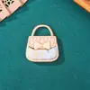 Venda Direta de Fábrica de Acessórios para Bolsas Pequenas Estilo Chanel em Brocado Song, Pingentes de Chave Estilo Chinês DIY, Pingentes Semi-Acabados Artesanais Atacado