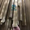 Al por mayor Zhejiang Varilla de Latón H58 Malla de Flor Estirada H59 Varilla de Latón Rayada Varilla de Latón de Plomo para Girar el Coche