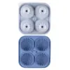 Nova Bandeja de Silicone para Cubos de Gelo de Golfe Transfronteiriça Caixa para Fazer Gelo Molde para Cubos de Gelo Bola de Gelo para Whisky Cubo de Gelo para Chá de Leite e Bebidas