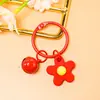 Llavero Anillo de Flor de Colores Anillo de Llavero DIY Regalo Accesorios de Llavero de Mejor Amigo de Dibujos Animados Venta al por Mayor
