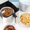 Bandejas especiales de papel de aluminio para freidoras de aire, tazones de aluminio para hornear para horno de barbacoa, papel de silicona absorbente de aceite, papel de aluminio de grado alimenticio