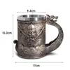 Suministro de Comercio Exterior Abastecimiento Transfronterizo Vikingo Creativo Oráculo Taza de Cerveza Taza Grande de Agua Taza de Acero Inoxidable
