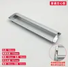 Manija de ocultación manija de cajón manija empotrada de aluminio espacial moderno cierre de aleación de aluminio empotrado para puerta corredera promoción