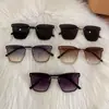 Nuevas Gafas de Sol para Mujer Moda Tendencia Protección UV Gafas de Sol Estilo Europeo y Americano Ins Borde Cortado Gafas de Sol de Moda