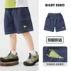 Shorts Jeans de Algodão Puro para Meninos Europeus Verão 2026 Nova Roupa Infantil Calças Shorts de Verão para Crianças Tendência
