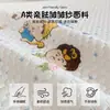 Sábana bajera ajustada acolchada de algodón arrugado pieza única protector de colchón de cobertura total juego de tres piezas juego de sábanas bordadas para cama de dormitorio estudiantil
