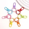 Hebilla de Puerta de Pintura Color Caramelo Más Hebilla de Resorte de Rosquilla Llavero DIY Colgante para Maleta Muñeca Cadena para Teléfono Móvil