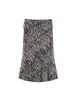 Top y bufanda marca Z 852026, falda midi transfronteriza 50, ropa de mujer con estampado animal 15039, nuevo estilo de otoño 8539ZA