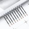 Fábrica direta bala de plástico caneta esferográfica Core 1.0mm estudante plástico frisado caneta núcleo de substituição de caneta atacado