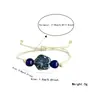 Popular Pulseira de Cerâmica Flor de Cinco Pétalas com Contas Estilo Chinês Novo de Jingdezhen para Mulheres, Toque Único de Alto Padrão, Corda de Mão Trançada