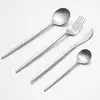 Set de cubiertos de acero inoxidable 304 de alta gama, para bistec, tenedor y cuchara, para cafeterías elegantes y restaurantes occidentales