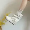 2026 Estilo Caliente de Celebridad de Internet Botas de Mujer Estilo Fragancia Pequeña Duradero Color Puro Japonés Botines Retro Versátil con Faldas Botas Martin