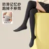 Meias Femininas 100% Algodão para Outono e Inverno, Meias Compressivas para Afinar as Pernas, Meias Acima do Joelho, Meias Longas até a Coxa, Proteção para o Joelho, Antiderrapantes, Meias de Cano Alto sem Apertar