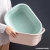 Lavabo Rectangular Fregadero Grande para Lavandería Doméstica Lavabo Grueso para Baño de Bebé Lavabo de Plástico para Estudiante de Dormitorio