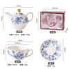 Juego Creativo de Taza y Tetera Floral Madre e Hijo, Tetera Madre e Hijo Nueva Porcelana, Tetera de Cerámica, Tetera Floral, Juego de Porcelana al por Mayor