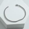 Pulseira de aço inoxidável para joias transfronteiriças, pulseira simples para mulheres, combina com tudo, não desbota, pulseira de casal, formato oco, pulseira para mulheres, atacado