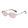 Gafas de Sol Ultra Ligeras de Titanio Puro para Mujer 57 Montura Ojo de Gato Estilo Old Money Mm98763 Gafas de Sol Anti-UV Bx7001 Modernas