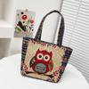 Nova Bolsa de Mão Bordada para Trabalho Estudante Lona Bolsa de Mão Bolsa Estilo Chinês Bolsa Universitária Feminina para Pessoas de Minorias